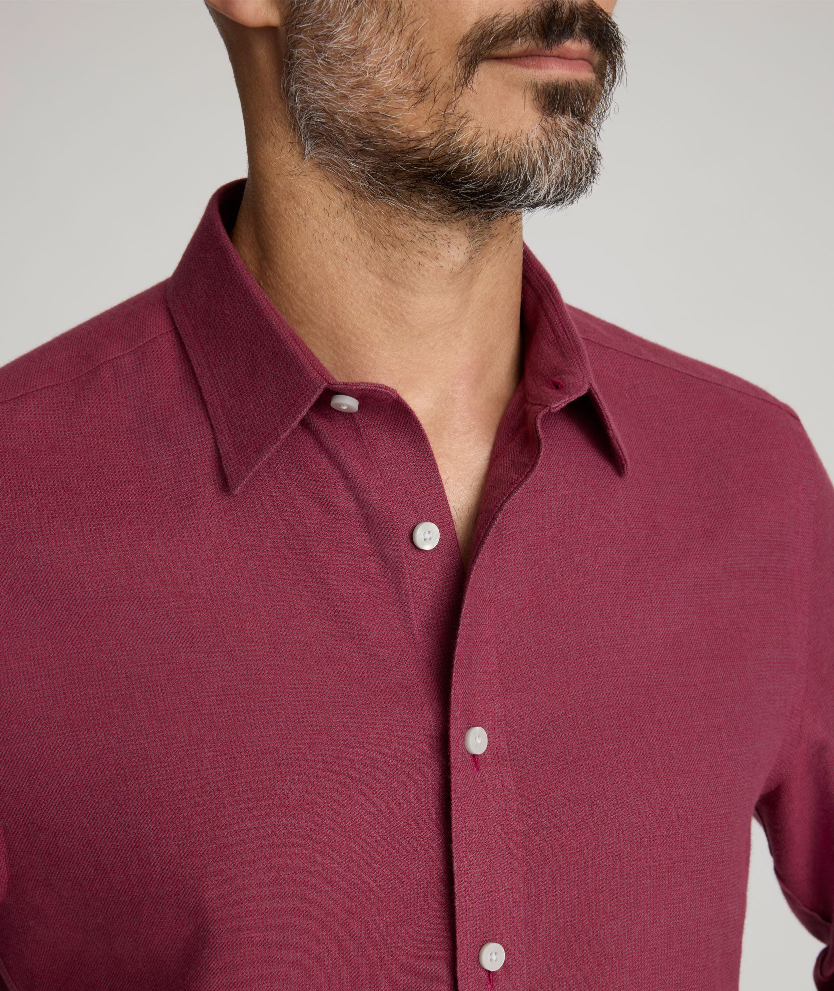 Wrinkle-Free Veneto Shirt Maroon | UNTUCKit