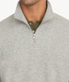 Textured Quarter-Zip Sweater