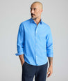 Model is wearing UNTUCKit Wrinkle-Free Vidal Shirt. 