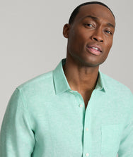 Wrinkle-Resistant Linen Vin Santo Shirt - FINAL SALE Zoom
