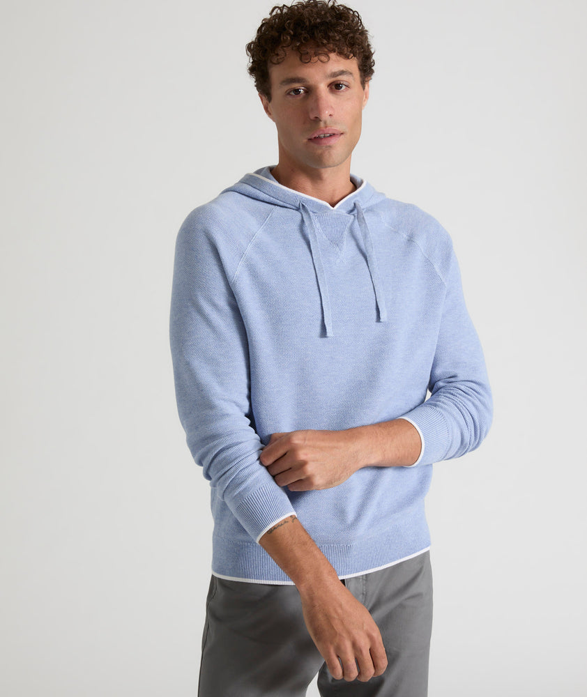 Cotton Hoodie Light Blue UNTUCKit