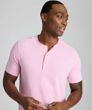 Jersey Slub Short-Sleeve Henley Zoom