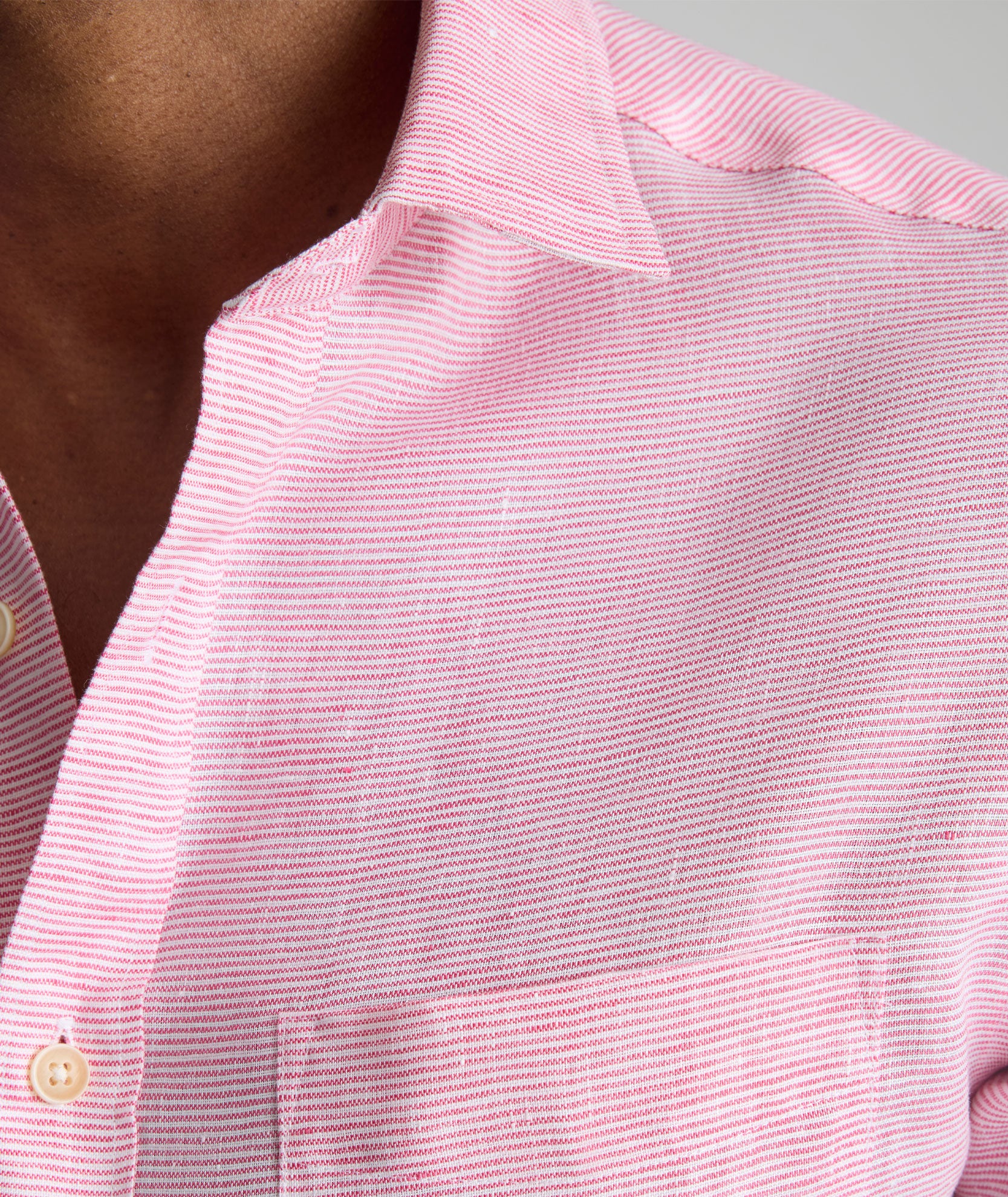Wrinkle-Resistant Linen Wildehart Shirt Pink | UNTUCKit