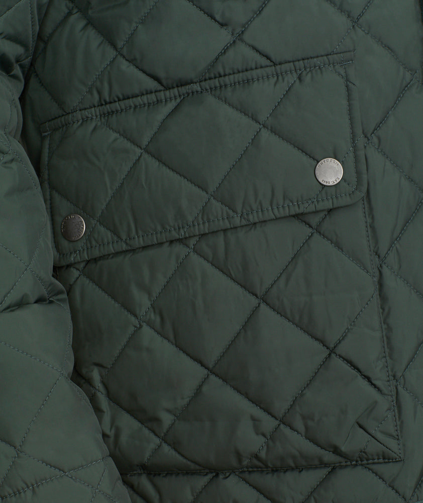 Quilted Field Jacket Green | UNTUCKit