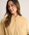 Faux Suede Zadie Bomber Jacket