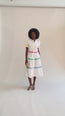 Stretch Cotton Ric Rac Tiered Justine Dress