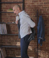 Video of model wearing a Palazza Sport Coat