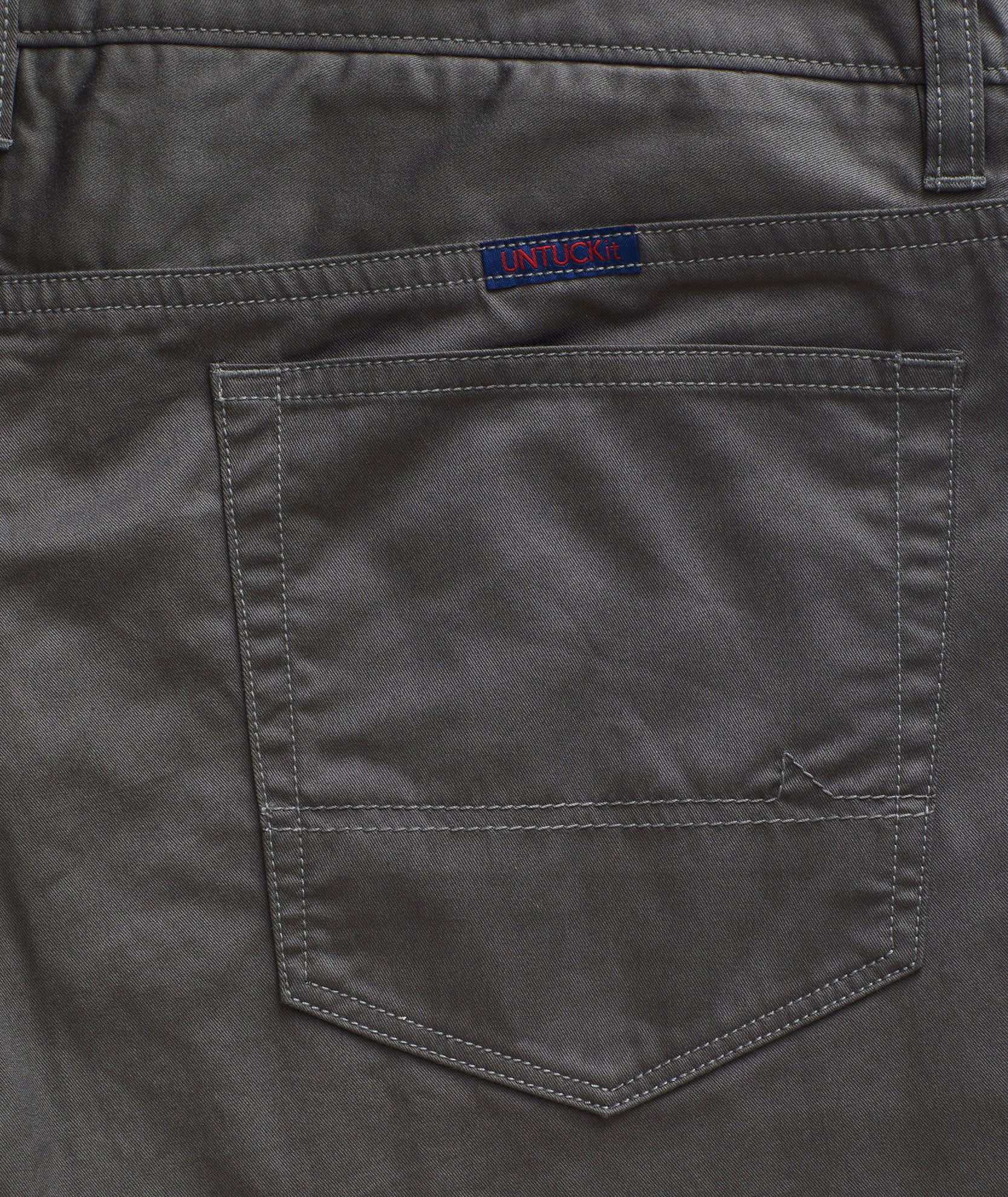 5-Pocket Chino Pants Dark Gray | UNTUCKit