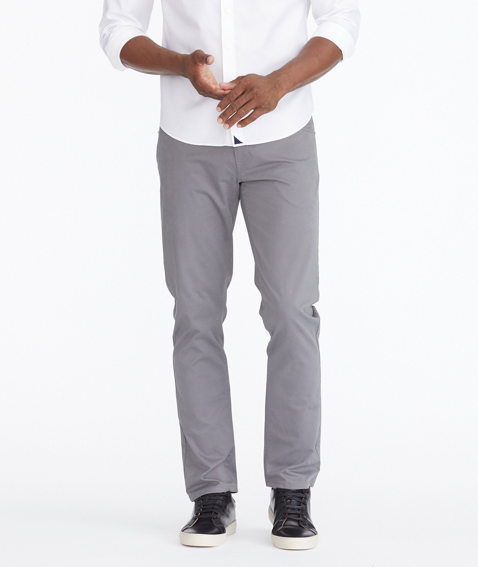 5 Pocket Chino Pants Charcoal UNTUCKit