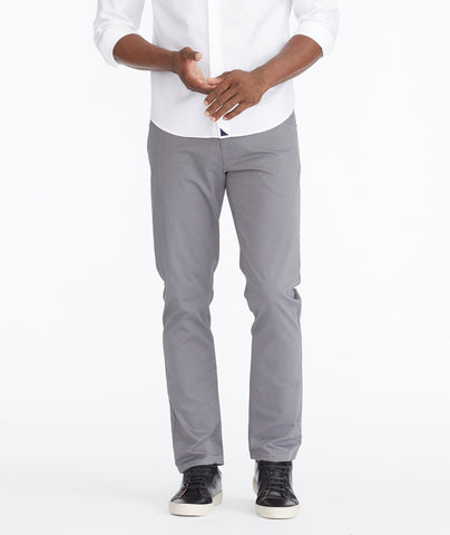 Model wearing a Dark Grey 5-Pocket Pants