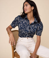 Cotton Short-Sleeve Allison Shirt 3