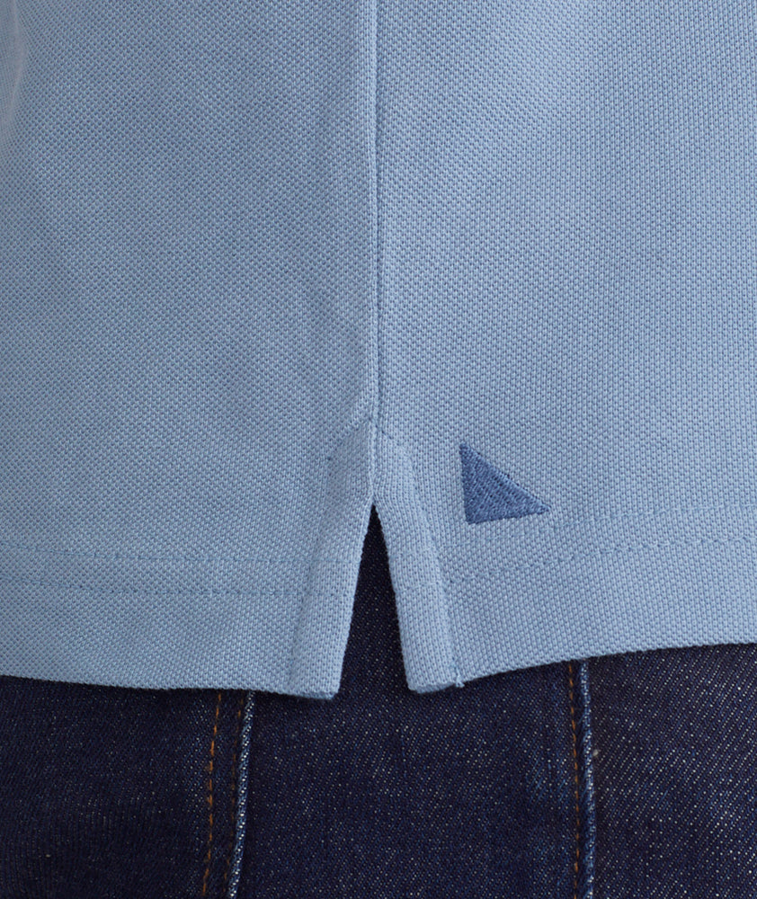 Pique Long-Sleeve Polo - FINAL SALE