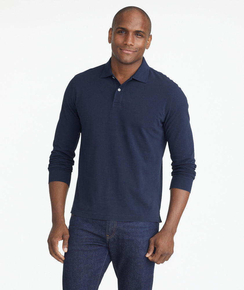 Classic Long Sleeve Pique Polo - Ready to Wear