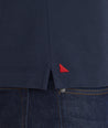 Model wearing a Navy Classic Long-Sleeve Polo