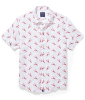 UNTUCKit + David Hart Linen Short-Sleeve Lobster Shirt 4