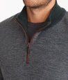 Birdseye Merino Wool Quarter-Zip Sweater - FINAL SALE
