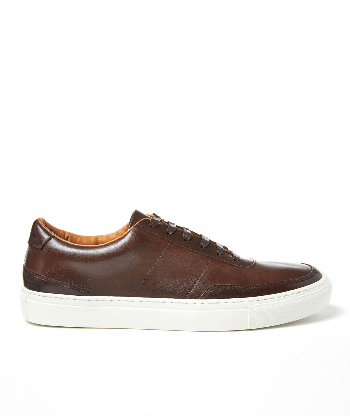 UNTUCKit Mens‎ Brown Suede/Leather Slip-On Loafer Sneakers White Soles S-10.5 Autumn Men main image 4