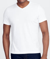 Ultrasoft V-Neck Tee White | UNTUCKit