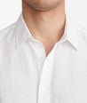 Wrinkle-Resistant Short-Sleeve Linen Calvano Shirt - FINAL SALE