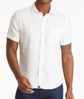 Wrinkle-Resistant Linen Short-Sleeve Cameron Shirt 1