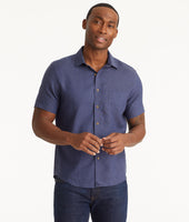 Wrinkle-Resistant Linen Short-Sleeve Cameron Shirt 3