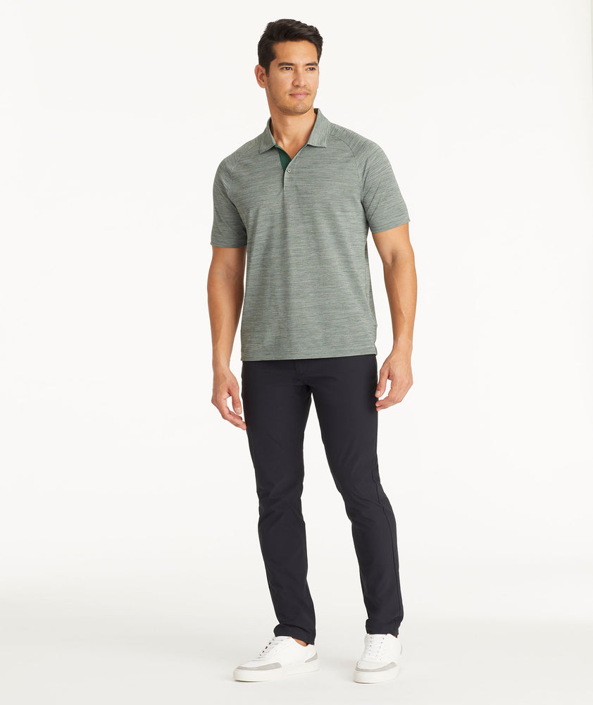 Mode wearing UNTUCKit Black Traveler Pants