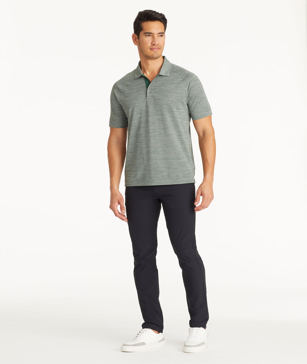 Mode wearing UNTUCKit Black Traveler Pants