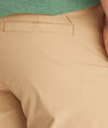 Model wearing UNTUCKit Tan Traveler Pants