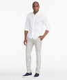 Model wearing a Grey Chino Pants