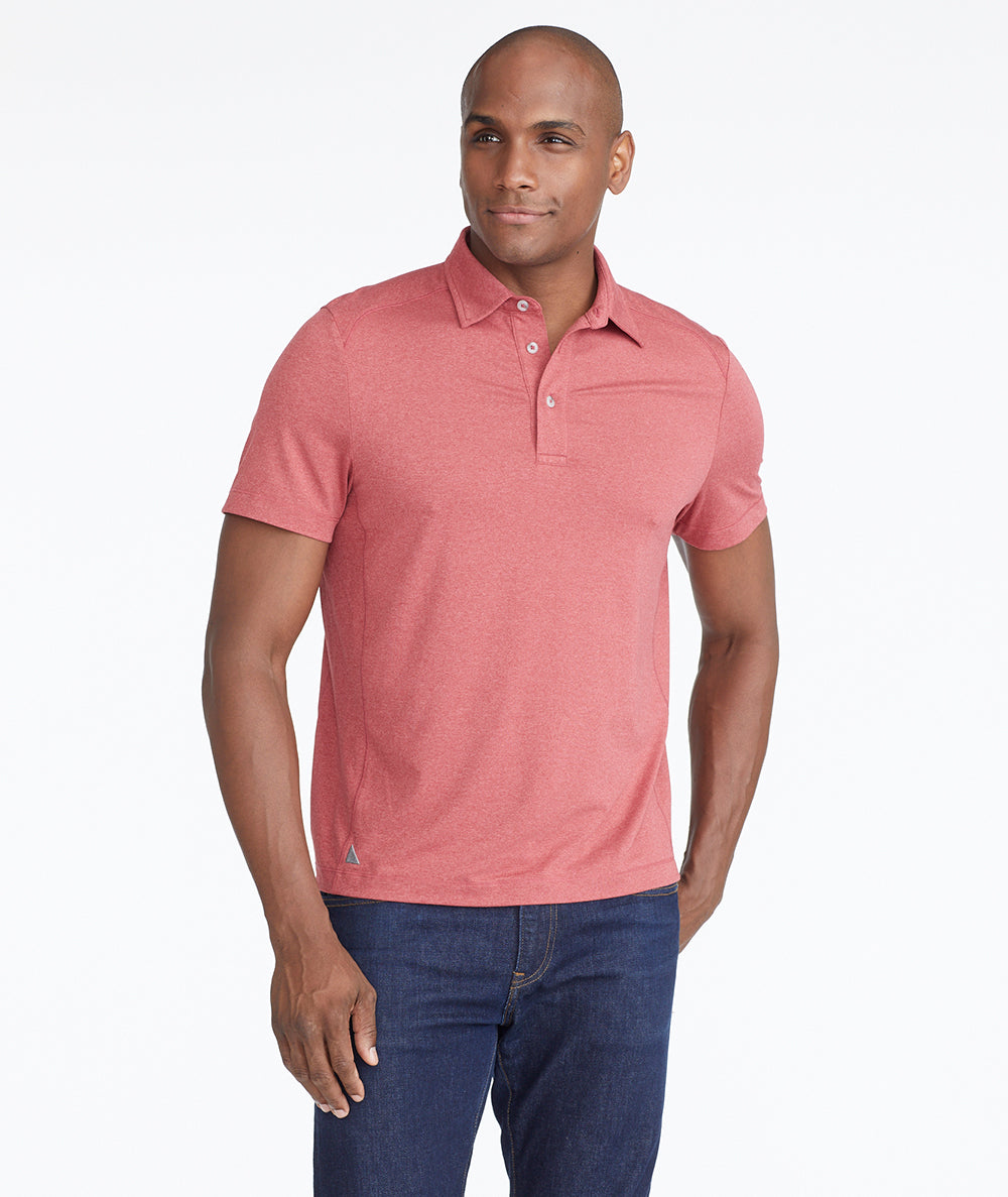 Red polo short sleeve Clearance
