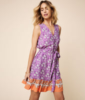 V-Neck Flounce Hem Dakota Dress 3