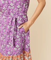 V-Neck Flounce Hem Dakota Dress 5