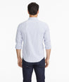 Model wearing a Pink Wrinkle-Free Performance Dalton Shirt