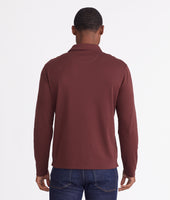Wrinkle-Free Damaschino Long-Sleeve Polo with Contrast Placket 5