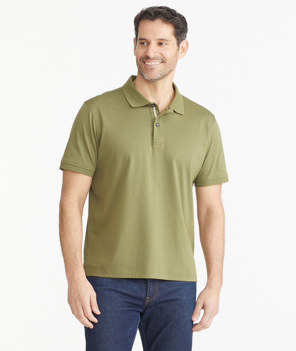 Wrinkle-Free Damaschino Polo