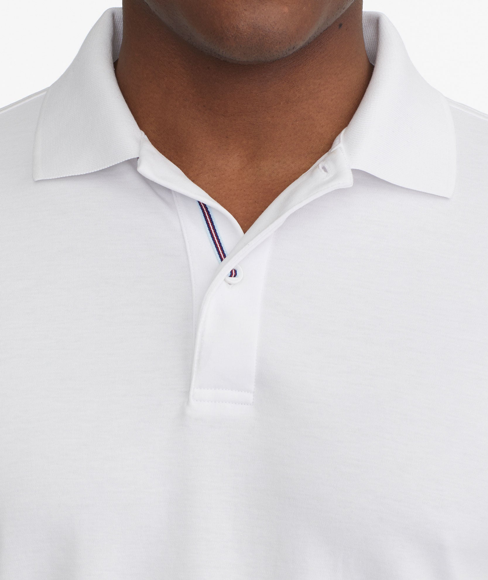 White polo sale button up