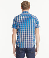 Cotton Stretch Short-Sleeve Check Shirt 4