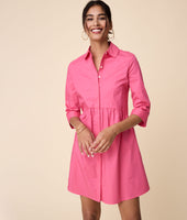 Stretch Cotton Demi Shirtdress 1