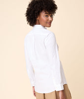 Stretch Cotton Band Collar Diana shirt 3