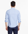 Model wearing a Blue Wrinkle-Free Durbanville Shirt