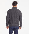 Italian Wool Cable Cardigan Sweater