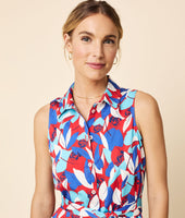 Stretch Cotton Sleeveless Faye Shirt Dress 5