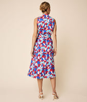 Stretch Cotton Sleeveless Faye Shirt Dress 4