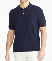 UNTUCKit + David Hart Cable-Knit Polo 1