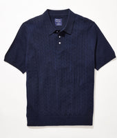 UNTUCKit + David Hart Cable-Knit Polo 3