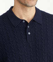 UNTUCKit + David Hart Cable-Knit Polo 5