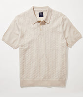 UNTUCKit + David Hart Cable-Knit Polo 4