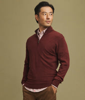 Merino Wool Quarter-Zip Sweater - FINAL SALE 5