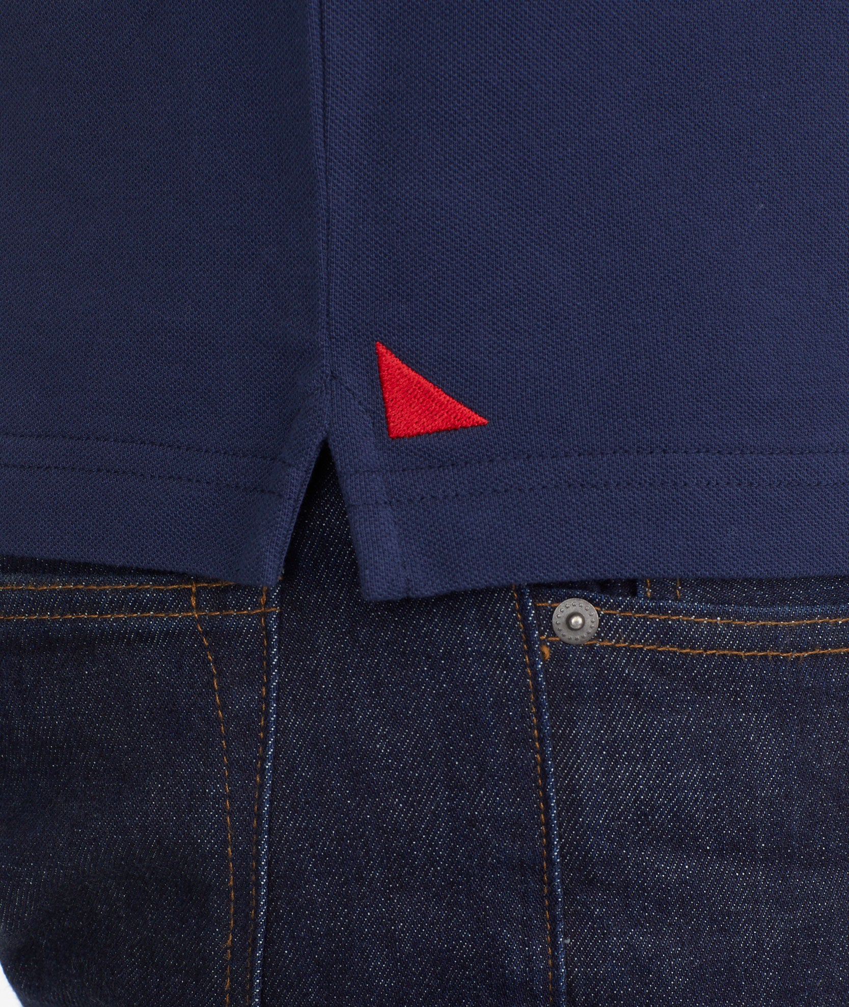 Classic Pique Polo Navy UNTUCKit