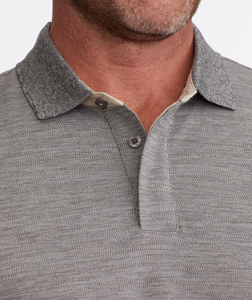 No Sweat Heathered Polo - FINAL SALE